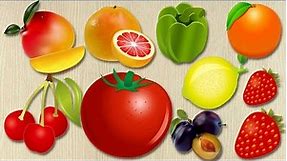 Food Puzzle Fruits and Vegetables