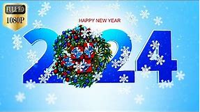 Free Happy New Year 2024-3D Greeting Card In Full HD-No Copyright-Download Link In Description.
