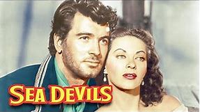 Sea Devils (1953) | Full Action Adventure Movie | Rock Hudson | Yvonne DeCarlo