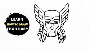 How To Draw Thor Easy Step By Step For Beginners | How To Make Thor Drawing