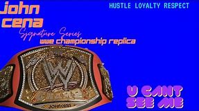 WWE John Cena Signature Series Replica Belt Unboxing!