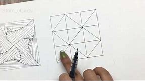 6 Easy Doodle Patterns for beginners | Zentangle art | Patterns for Doodling | Part-1