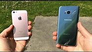 iPhone SE vs Galaxy S8 - 4K Camera Test!