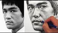 How to Draw a Portrait of Bruce Lee
