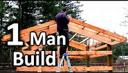 How to Build a Tiny Pole Barn in -5 MINUTES- | Chicken House Plans