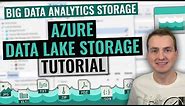 Azure Data Lake Storage (Gen 2) Tutorial | Best storage solution for big data analytics in Azure