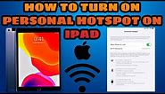 How to Turn Your iPad Into a Wi-Fi Hotspot