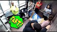 Funny Wet Fart Prank With The Sharter | Elevator Edition