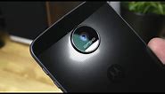 First Look: Moto Z, Z Force, and Moto Mods (Projector, Speaker, Battery)