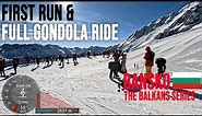 [4K] Skiing Bansko, First Run of the Day with Full Gondola Ride, Bulgaria, GoPro Hero11