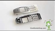 Nokia 6310i Front Cover Lightning Silver with Logo Tab