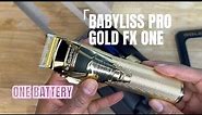 BABYLISS PRO GOLD FX ONE CLIPPER- UNBOXING