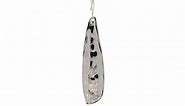 Robert Lee Morris Fade Away Hammered Drop Earrings, Shiny Silver, One Size