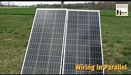 How and why to wire solar panels in parallel