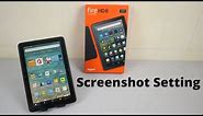 How to Take Screenshot on Amazon Fire HD 8 Tablet