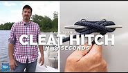 How to Tie a Dock Line to a Cleat in 30 Seconds