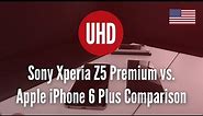 Sony Xperia Z5 Premium vs. Apple iPhone 6 Plus Comparison [4K UHD]