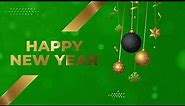 New Year Green Screen | Blue Screen | New year background | New year Vector Elements