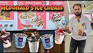 Mcdonald's All types of Ice-Cream | Mcdonald's Softy Ice-cream | Mcdonald's Desserts 🍨