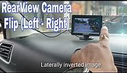 Rear view camera image Flip(left/right)| Laterally inverted | How to reverse image of the car camera