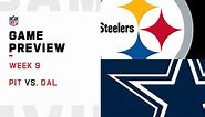 Steelers vs. Cowboys preview | Week 9