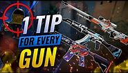1 ADVANCED Tip for EVERY GUN To Get More FREE KILLS - CS:GO