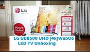 LG 55 inch UHD WebOS LEDTV [55UB8500]: Unboxing & First Setup
