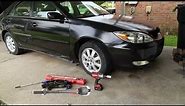 03 Toyota Camry Inner Tie Rod Removal and Install
