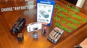 *UNIVERSAL* BATTERY CHARGER! (AA, AAA, D-SLR, Digital Camera, Camcorder, & More!)