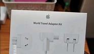 Apple World Travel Adapter Kit Unboxing! #Shorts