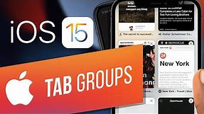 iOS 15: How to Make & Delete Tab Groups in Safari on Your iPhone | How to Use Tab Groups