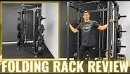 Freestanding FOLDING SQUAT RACK Review for Home Gym