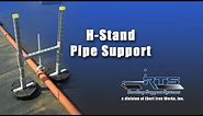 How to Install Rubber Base Roof Pipe Supports Video