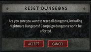 How To Reset Dungeons In Diablo IV