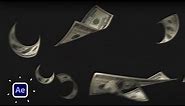 Money Flying Animation in After Effects Tutorials