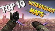 Top 10 Workshop maps for skin screenshots in CS:GO