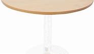 Rapidline Disc Base Round Table 900mm Beech and White