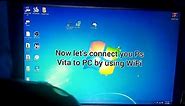 Ps Vita QCMA Installing and setup and connect your Ps Vita to PC by using Wifi