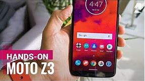 Moto Z3 unboxing and hands-on