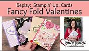 Make a Fancy Fold Valentine Card with me!