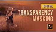 Cara Membuat Masking Transparency Foto di Adobe Illustrator | Tutorial Opacity Mask