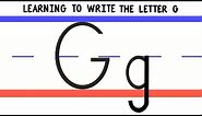 Write the Letter G - ABC Writing for Kids - Alphabet Handwriting by 123ABCtv
