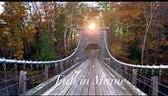October skies…. #maine #fallinmaine #bridge | Photography by Susannah Warner
