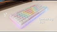 ⌨️ Aesthetic Keyboard Build - Womier (Gamakay) K87, Marshmallow switches, POM Jelly keycaps