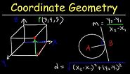 Coordinate Geometry, Basic Introduction, Practice Problems