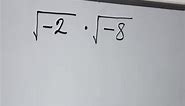 Multiplying square root of negative numbers. #math #imaginary #fbreelsfypシ゚viral #fbreels #fbreels24 | MKonlinemath&science