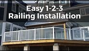 Easy 1-2-3 Installation | Regal ideas Aluminum Railing