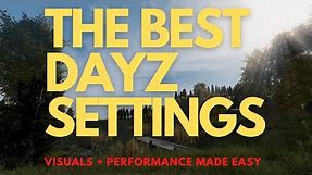 The BEST DayZ settings for Graphics, PVP, AND Performance (2024)