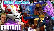 NEW FORTNITE ACTION FIGURE TURBO BUILDER SET 2018 REVIEW! BUILD, CREATE, COLLECT & PLAY!