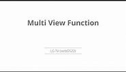 LG TV | Multi View Function | WebOS22-F | LG